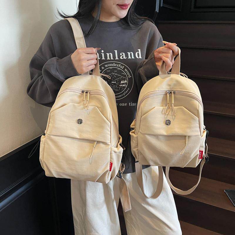 新品2025新款潮牌斜挎胸包女尼龙布包轻便休闲多功能背包大容量双