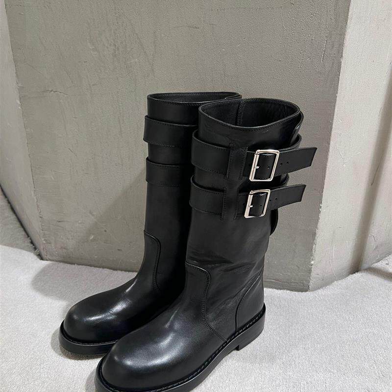 新品2025秋冬新款韩版圆头