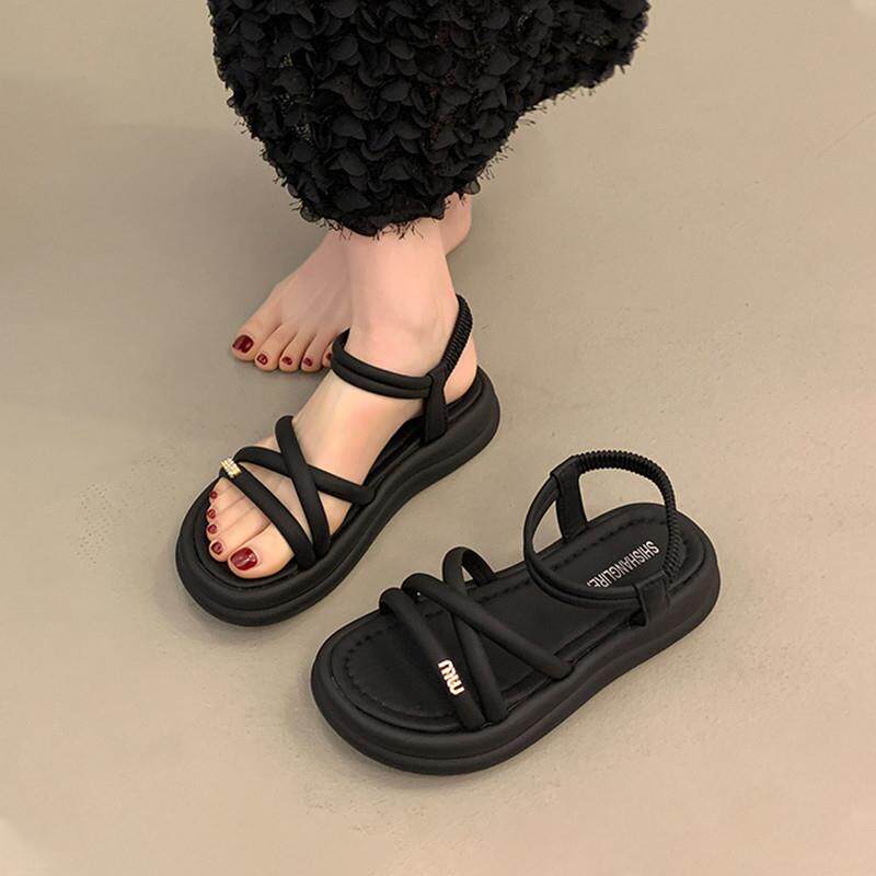 新品罗马凉鞋女款2026新款夏季仙女风外穿配裙子百搭海边休闲沙滩