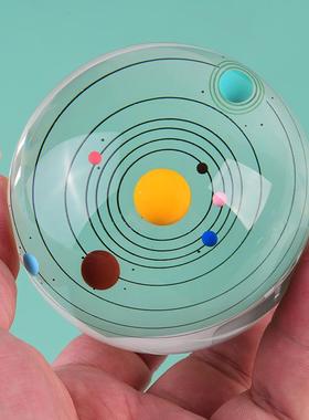 推荐太阳系水晶球摆件3D