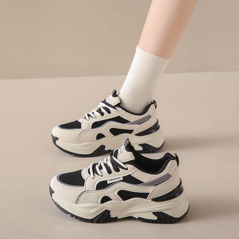新品老爹鞋女鞋子2026新款爆款春秋季休闲百搭学生运动鞋厚底增高