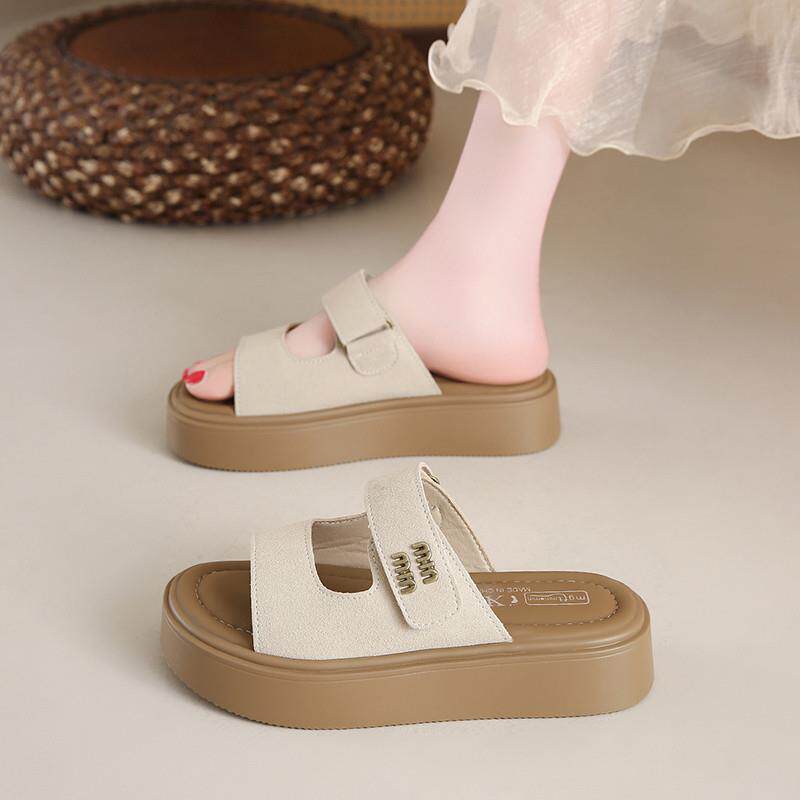 新品踩屎感勃肯拖鞋女夏季