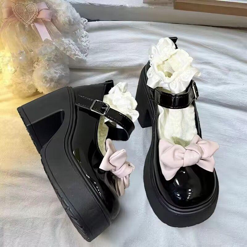 新品~厚底板鞋女流苏休闲百搭小个子增高时尚潮流运动浅口单鞋