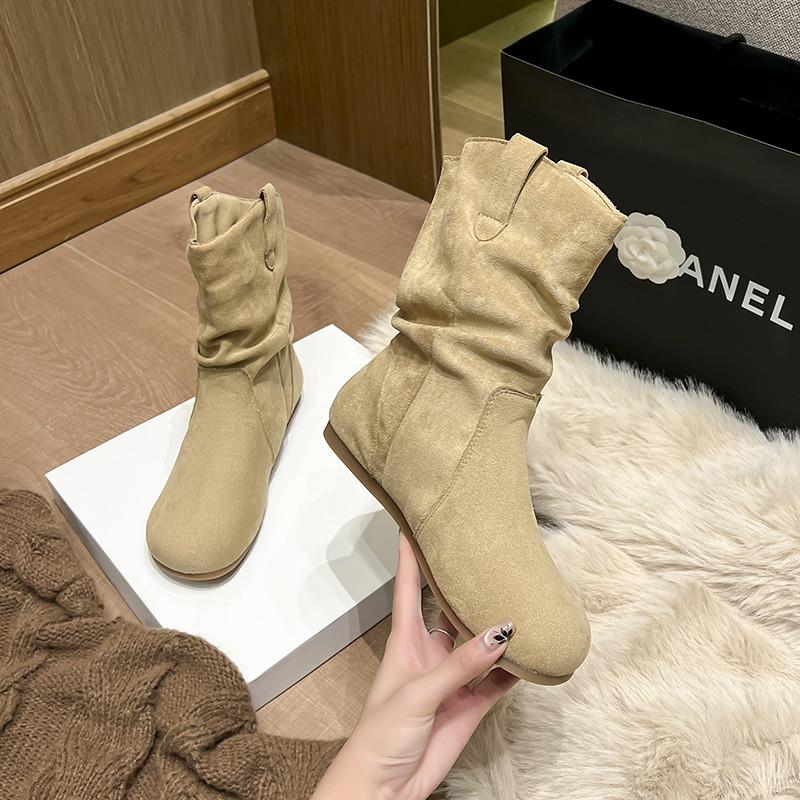 新品巨好看内增高中筒靴子