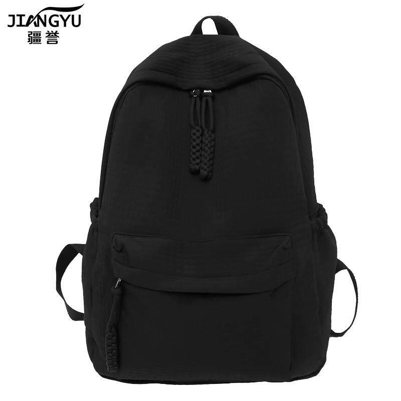 新品小清新书包女初中生大容量双肩包小学生简约可爱少女心超轻便