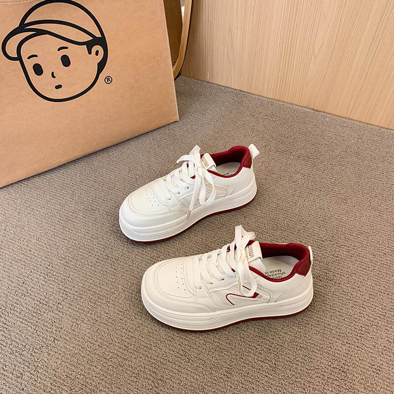 新品厚底小白鞋女ins潮202