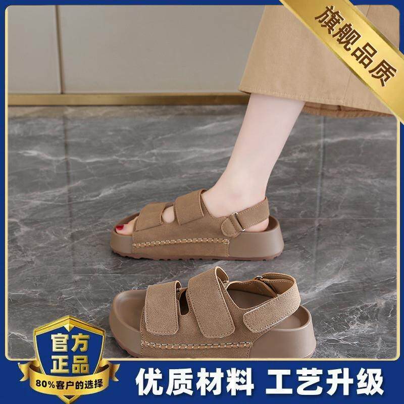 新品软木勃肯凉鞋女款夏季