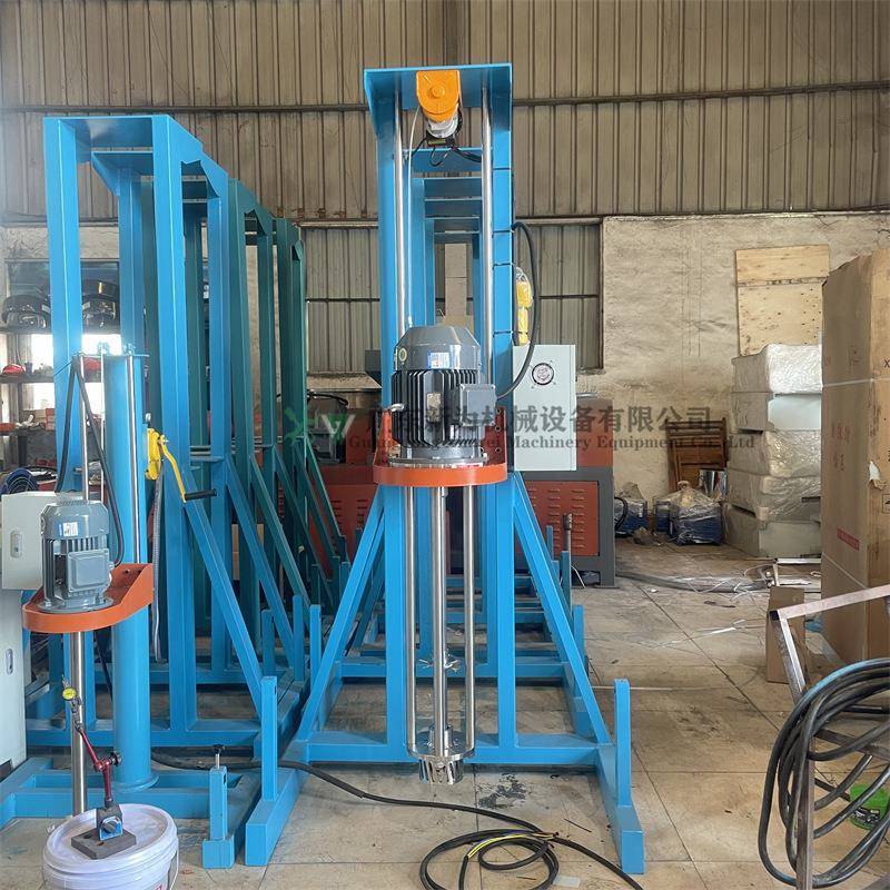 自产自销3kw电动升降分散机高速剪切搅拌机液体油漆混合设备