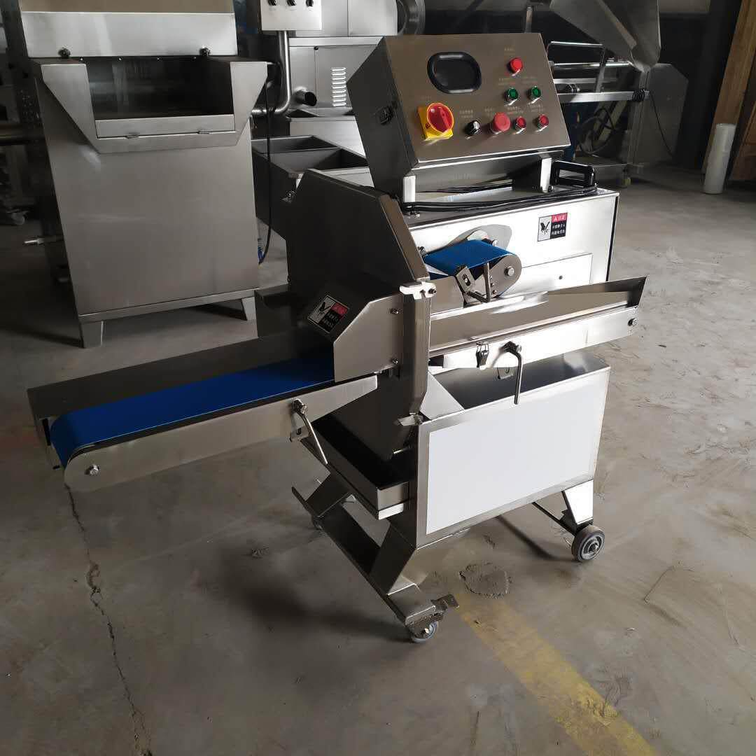 腊肉腊肠切片设备五香酱牛肉五花肉切片机熟肉切片机尺寸可定