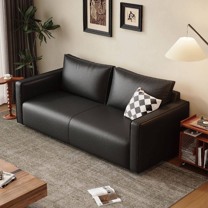 2025新款生态真皮沙发客厅2025新款中古风小户型双人极简直排沙发,住宅家具,布艺沙发,淘宝优惠券,粉丝福利购,淘宝优惠卷