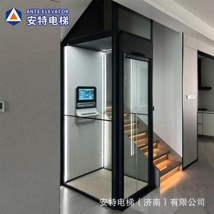 家用电梯二层三四五六层别墅自建房楼道简易观光液压曳引家用电梯