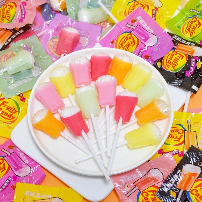 高颜值干杯乐硬糖棒棒糖多种口味儿童网红款零食糖果儿童礼物