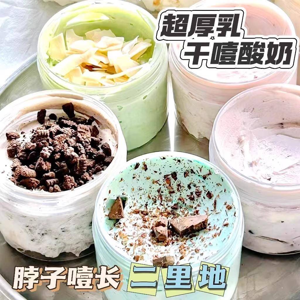 哇干噎酸奶固体杨枝甘露自制希腊冷萃椰酸奶发酵菌盒子固体石膏