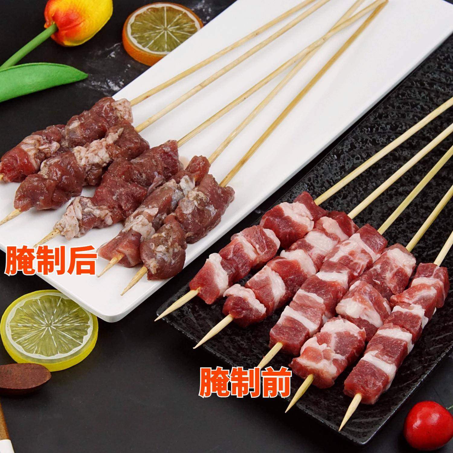 新品大肉筋串徐州卷饼商用腌制调料猪肉筋串烧烤油炸冷冻半成品食