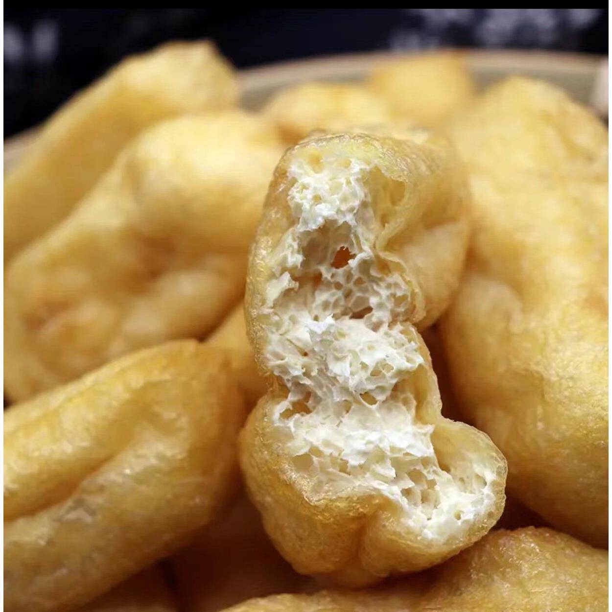 攸县油豆腐250Gx3包湖南特产油豆腐泡空心油豆腐商用半成品