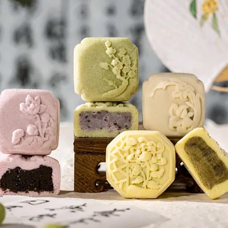 新品牛氏运昌中秋月饼馅料5kg糖醇莲蓉五仁黑芝麻广式月饼烘焙原