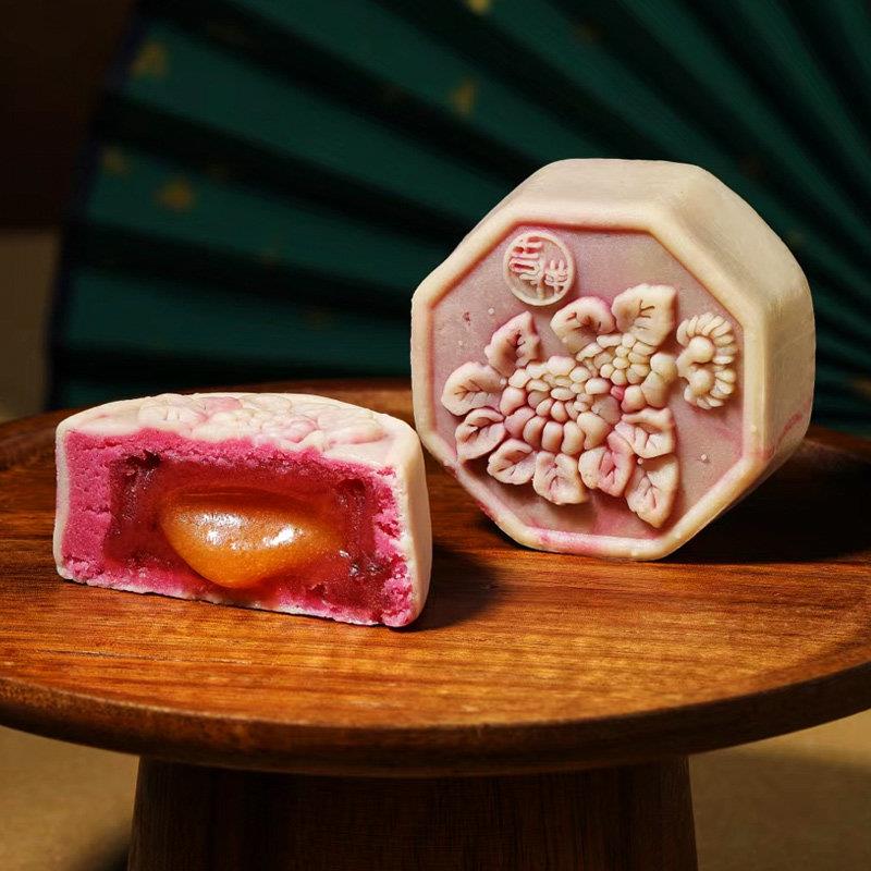 新品日美精装奶黄馅流心馅流沙材料烘焙食用广式冰皮月饼馅料2.5k
