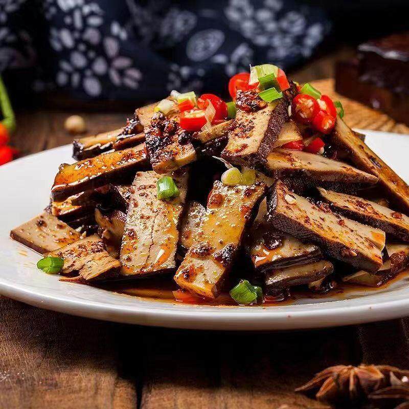 年货正宗武冈香干卤豆腐湖南特产卤味香干子卤菜零食200g10片