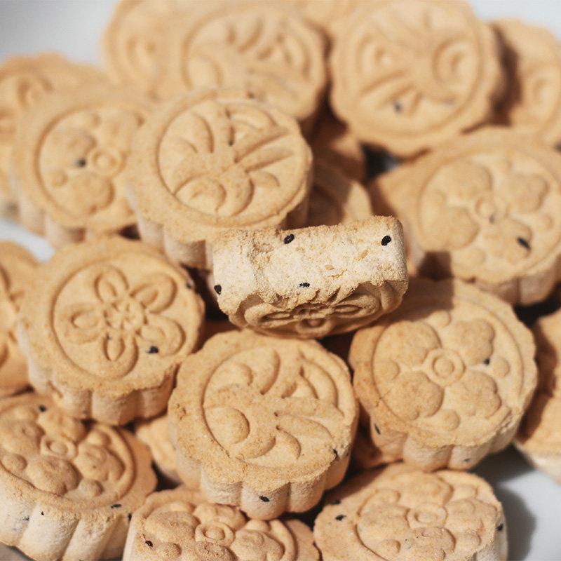 新品传统中式糕点 宁波特产小印糕芝麻香糕200g 硬糕米糕正宗零食