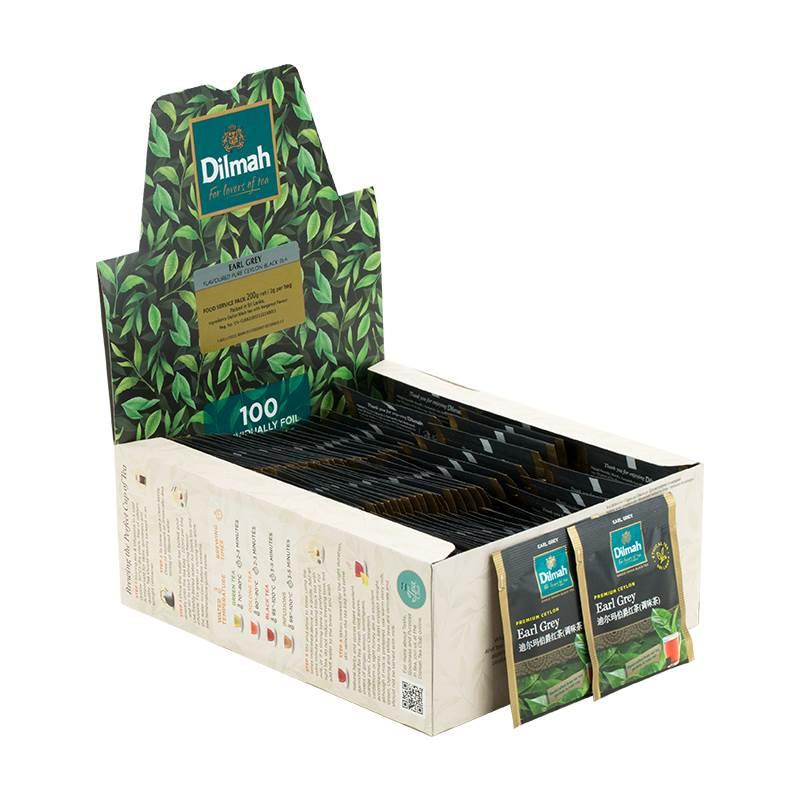 Dilmah迪尔玛伯爵红茶包100袋泡茶earl grey斯里兰卡进口烘焙原料