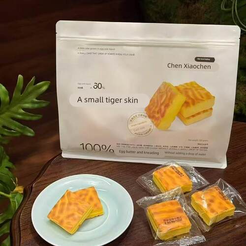 陈小晨一口小虎皮蛋糕原味