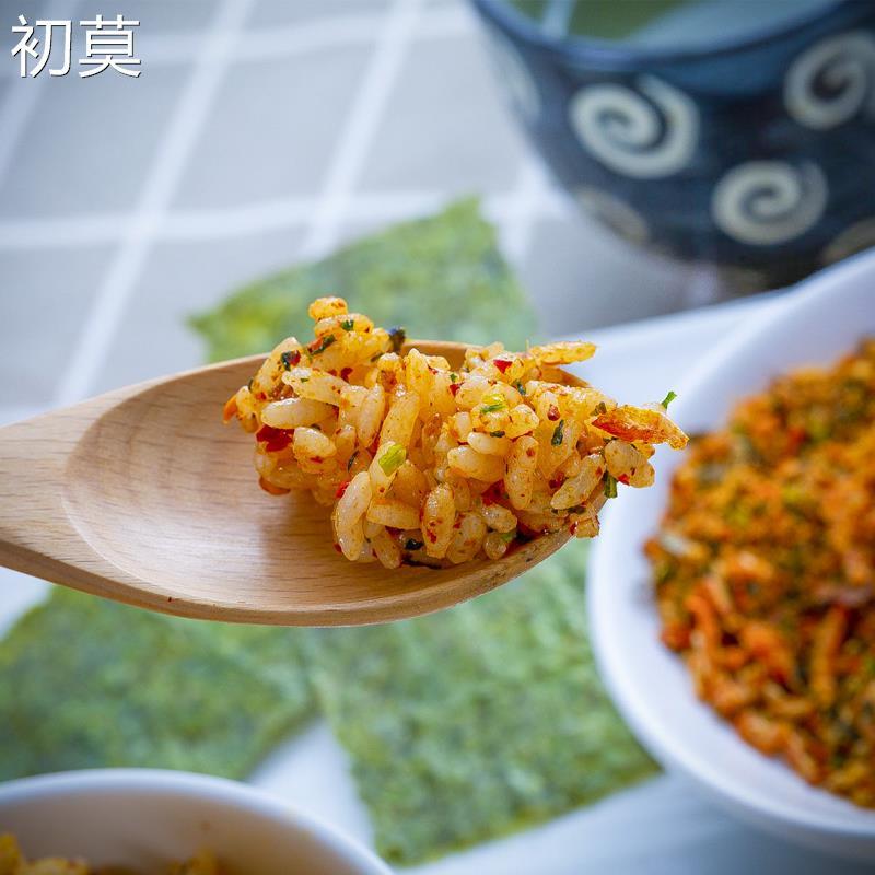 恶魔辣味海鲜拌饭料 日式海苔紫菜寿司芝麻鱼松饭团香味香松118g