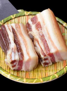 河南信阳腊肉土特产农家自制风干精品五花肉咸肉特色腊味酒店食材