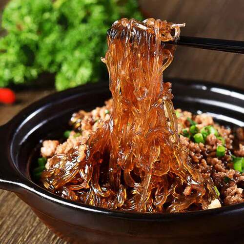 新品龙口好粉丝绿豆粉丝正宗火锅麻辣烫蒸扇贝花甲速食凉拌细粉丝