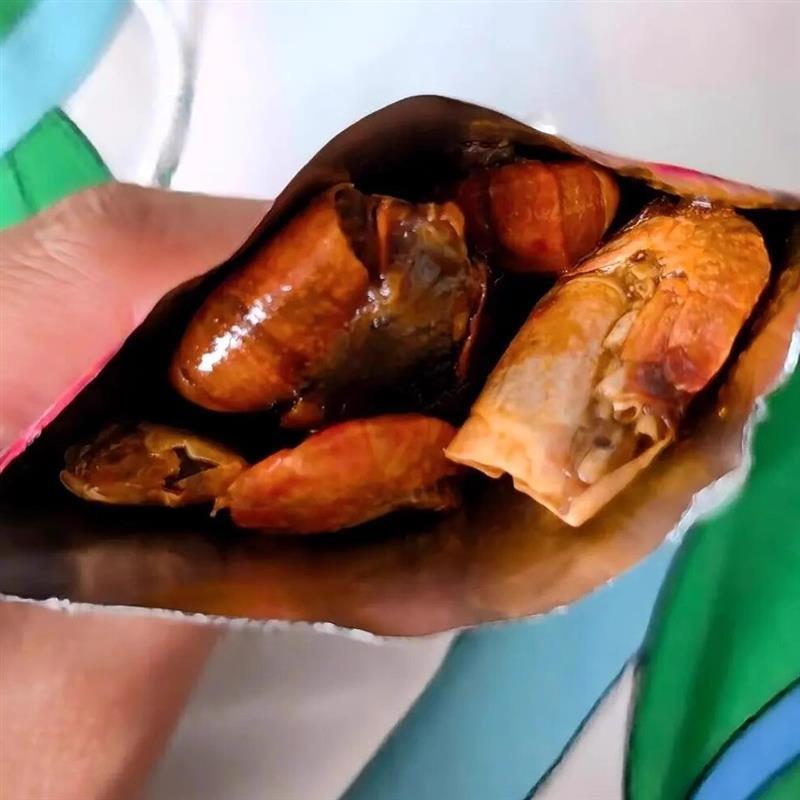 抓鱼的猫麻辣蒜香潜江小龙虾真空包装即食小龙虾小包网红休闲零食