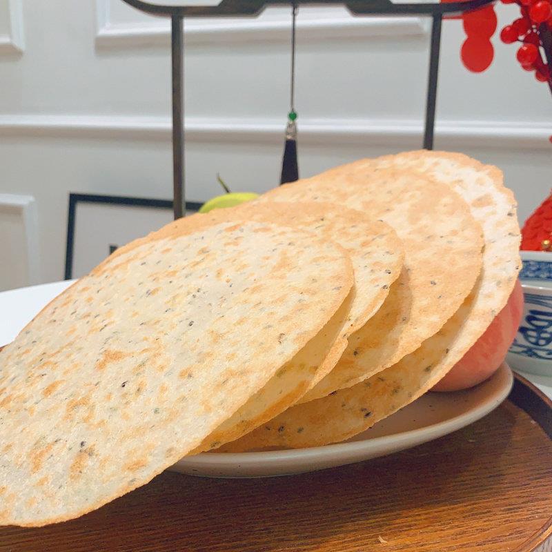 山西特产昔阳压饼风味大寨手工咸香芝麻葱香脆薄饼干小吃零食花椒