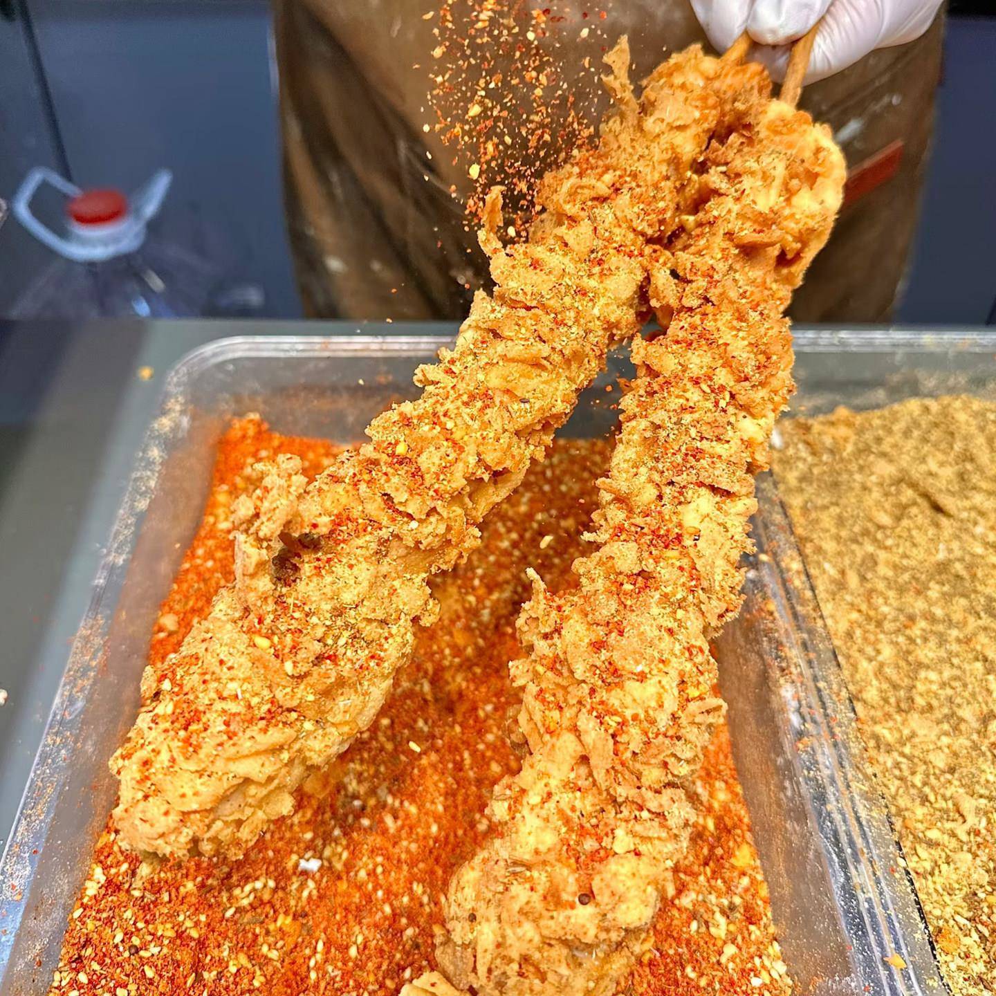 新品180g超大棒棒鸡肉串商用冷冻半成品油炸烧烤食材烤肉串里脊肉