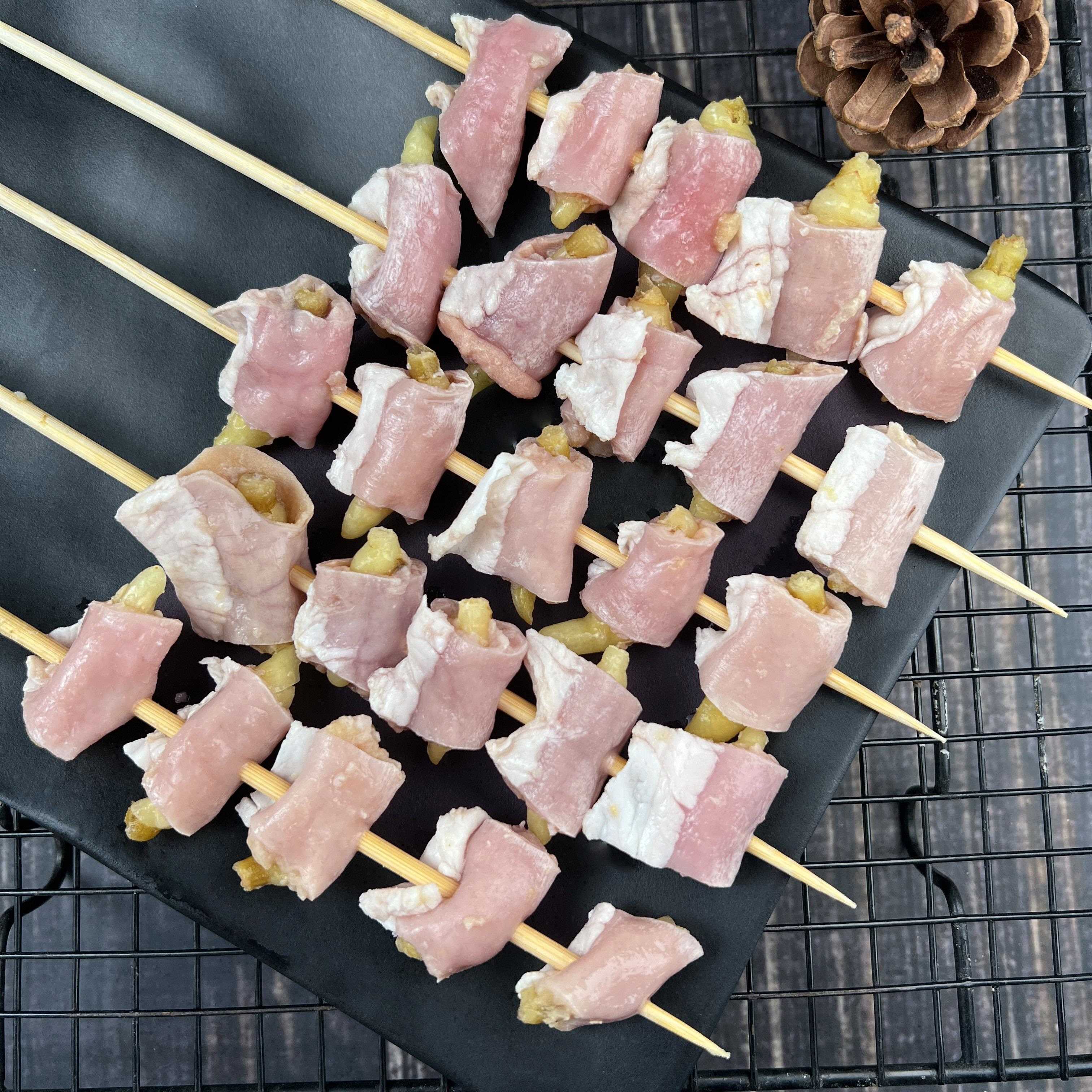 新品日广隆泡椒猪肠串粉肠串肥肠新鲜冷冻烧烤油炸铁板食材商用半