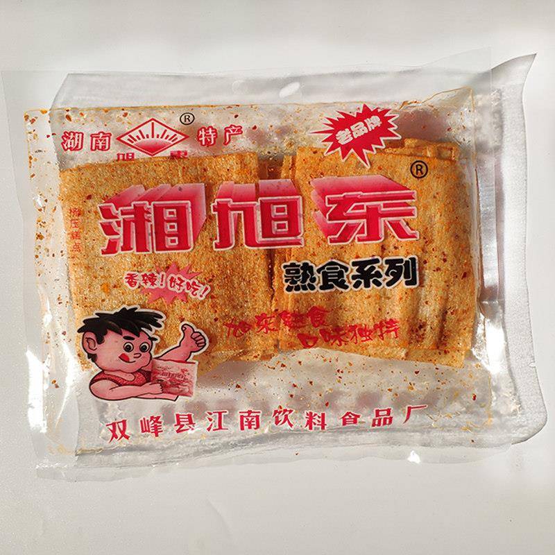 湘旭东辣条麻辣片旭东湖南特产儿时怀旧豆皮小零食辣皮大辣片90后