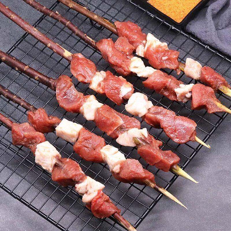 新品红柳枝肉串新鲜冷冻鸭肉腌制烧烤油炸半成品食材猪肉串商用整
