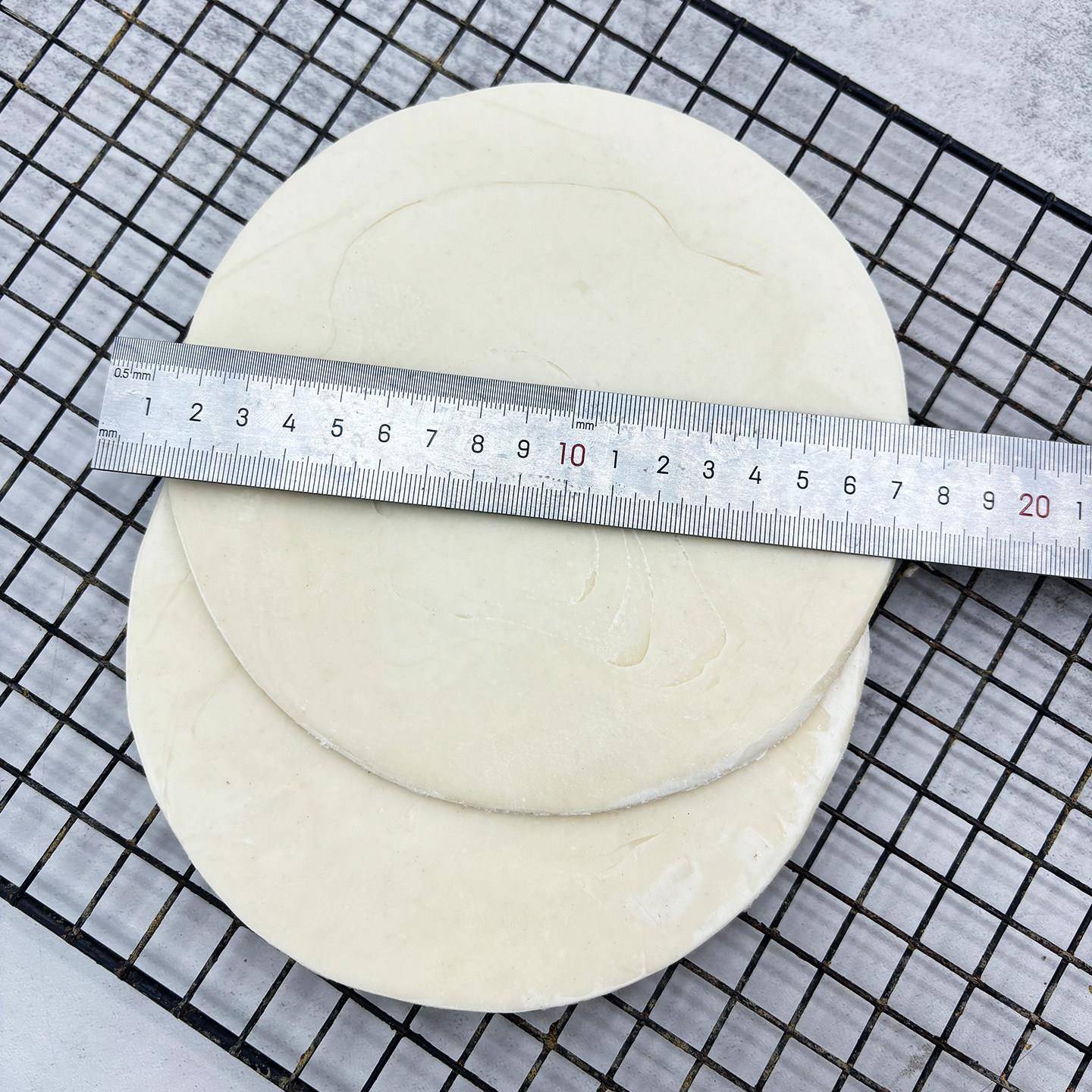 新品烤炉鸡蛋灌饼胚子吊炉圆形饼皮整箱100个商用早餐摆摊半成品