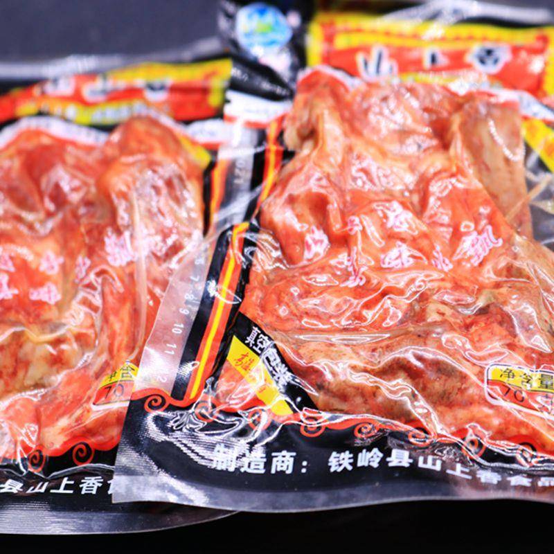 山上香卤制鸡排风味鸡架60g*5袋包邮整箱卤味鸡肉零食