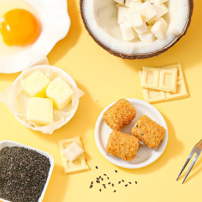 麦乐森椰黄酥酥手工蛋卷休闲解馋办公零食椰皇酥椰蓉酥拍拍椰子酥