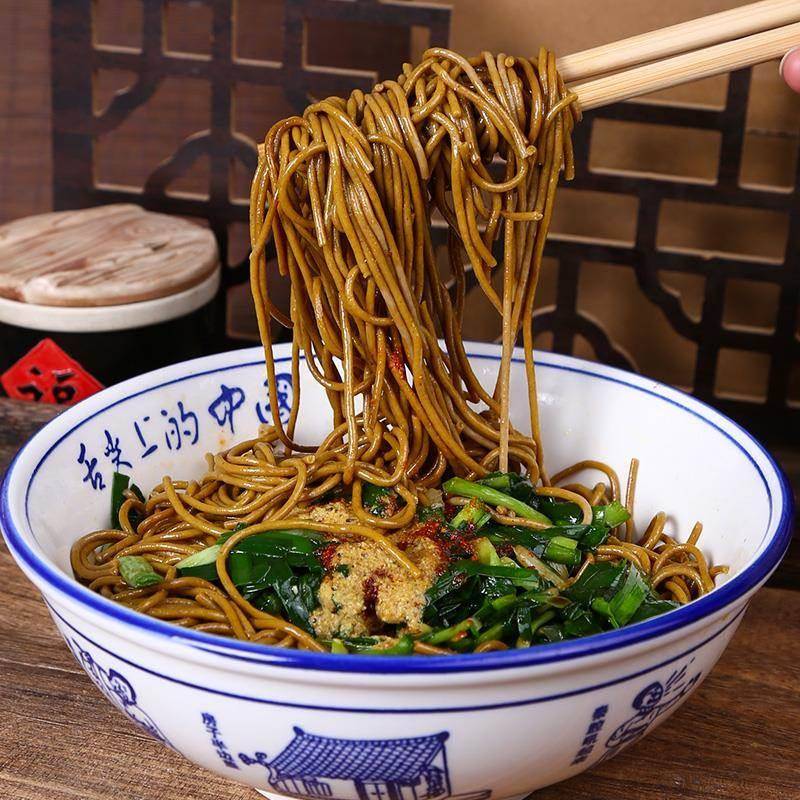 陕西荞面饸饹蓝田特产饱腹代餐营养冲泡活络面粗粮方便速食代餐面