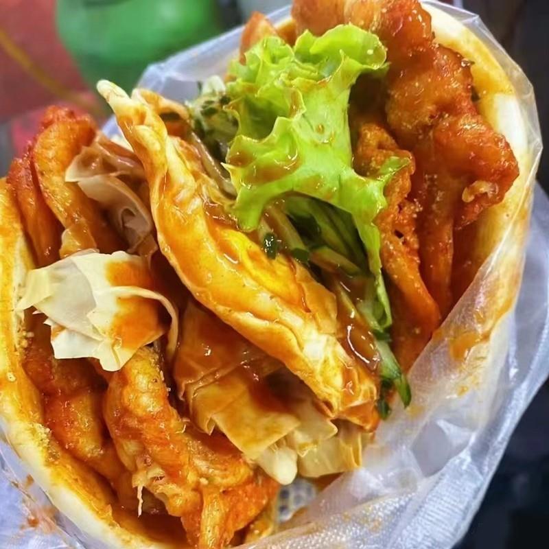 新品180g超级特大里脊肉串商用大鸡肉片鸡柳肉夹馍手抓饼配菜专用