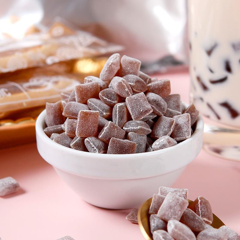 元气探鱼黑糖麻薯粒商用珍珠奶茶店专用原材料甜品配小料即食森林