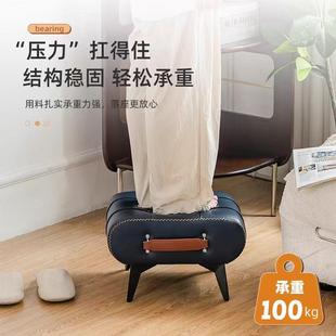 凳家用皮凳进门矮凳门口穿鞋 入户换鞋 坐凳客厅小凳子沙发脚踏板凳