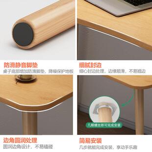 简易女生卧室电脑桌学生家用学习书桌小户型出租屋工作台办公桌子