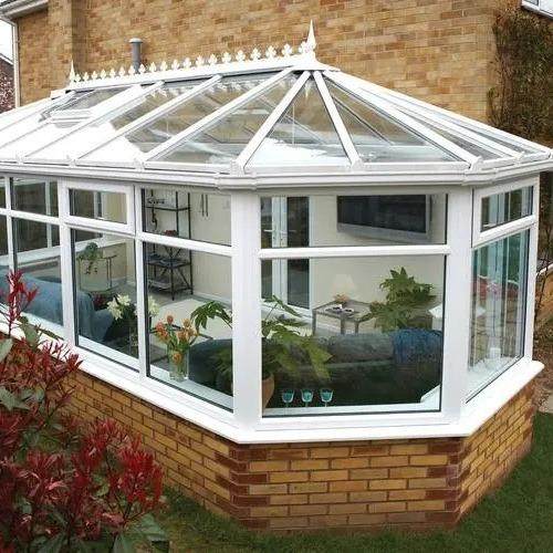 铝合金阳光房中空钢化玻璃花园露台推拉门玻璃屋透明阳光房定制