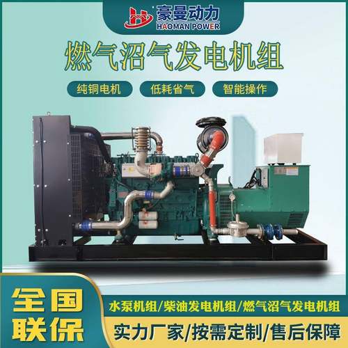 250KW天燃气发电机300kw500kw600kw800KVA1000千瓦沼气发电机组