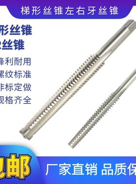 左牙 左旋梯形丝锥T型丝攻n螺纹非标细牙TR16 18 20 22 24X2X3X4X