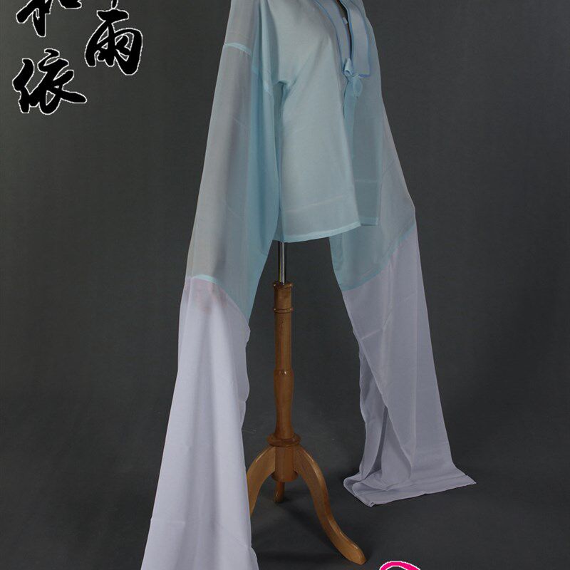 素色练功水袖g花旦练功水袖衣水袖衣练功对披小旦女戏曲服装