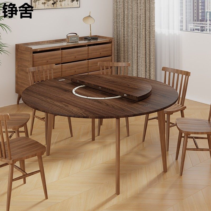 聚餐大圆餐桌可折叠圆桌台面桌面面板15/20家用圆形.转盘加大器