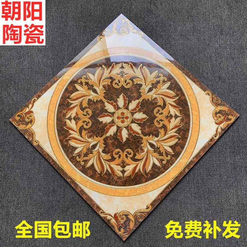 地拼花瓷砖800微晶石客厅拼花地砖 入户玄关拼图T地砖抛晶砖地毯