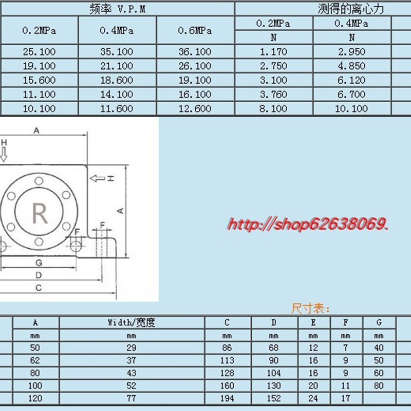 气动振动器R50/R65空气振动器R65气动振荡器R50