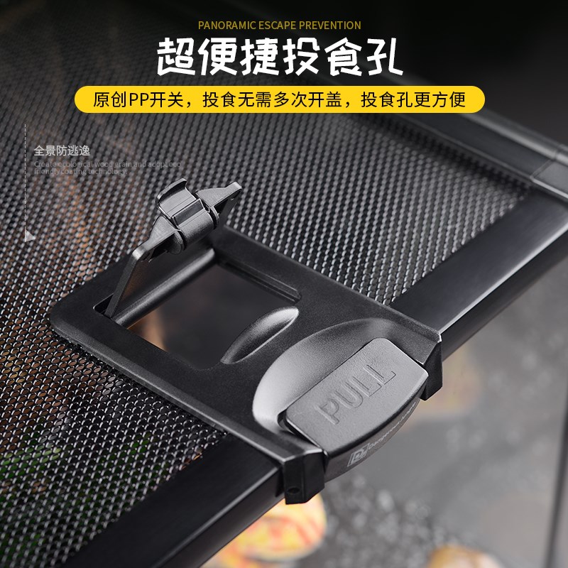 雨林造景爬宠饲养箱玻璃缸睫角守宫蜥蜴宠物蛇蜘蛛角蛙爬虫生态缸